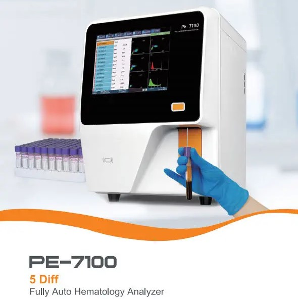 Hospital Lab Fully Automated 5 Part Differentiation Hematology Analyzer