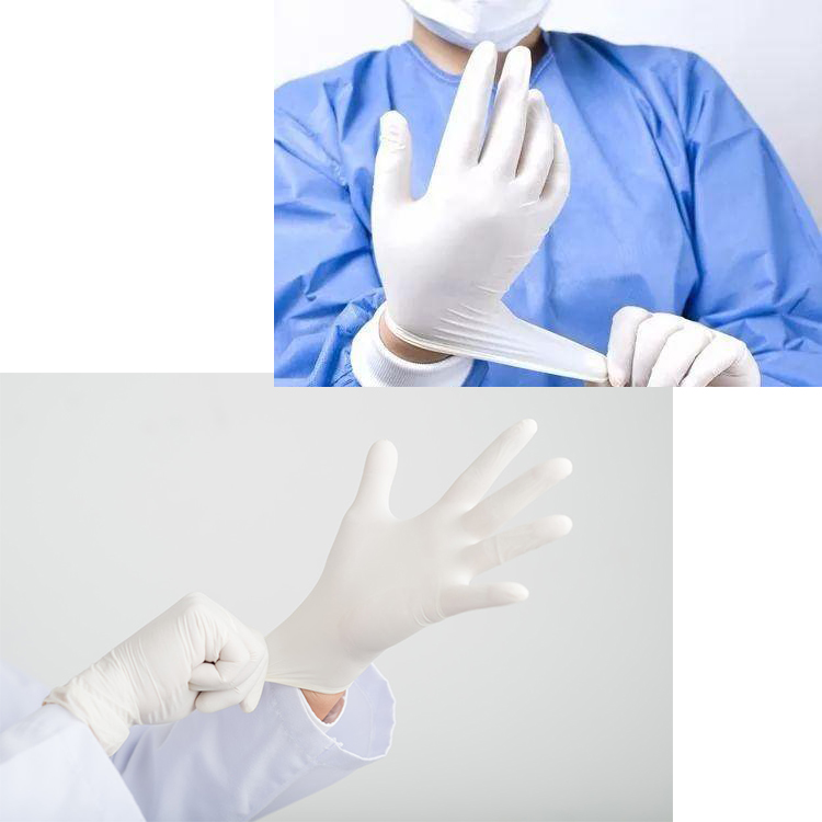 Disposable Individual Package Sterile Powder-Free Latex Surgical Gloves 