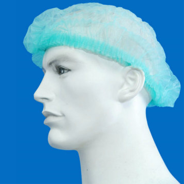 Non Woven Disposable Hair Net Cap, Quantity Per Pack: 100 Pcs, Size: Free  Size
