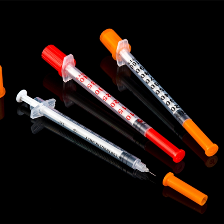 Disposable Sterile insulin syringe 1ml 0.5ml 0.3ml